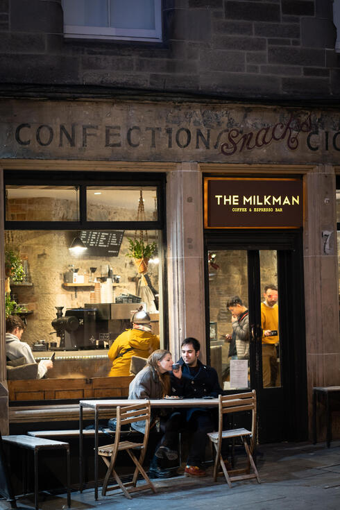 Hot chocolate at The Milkman