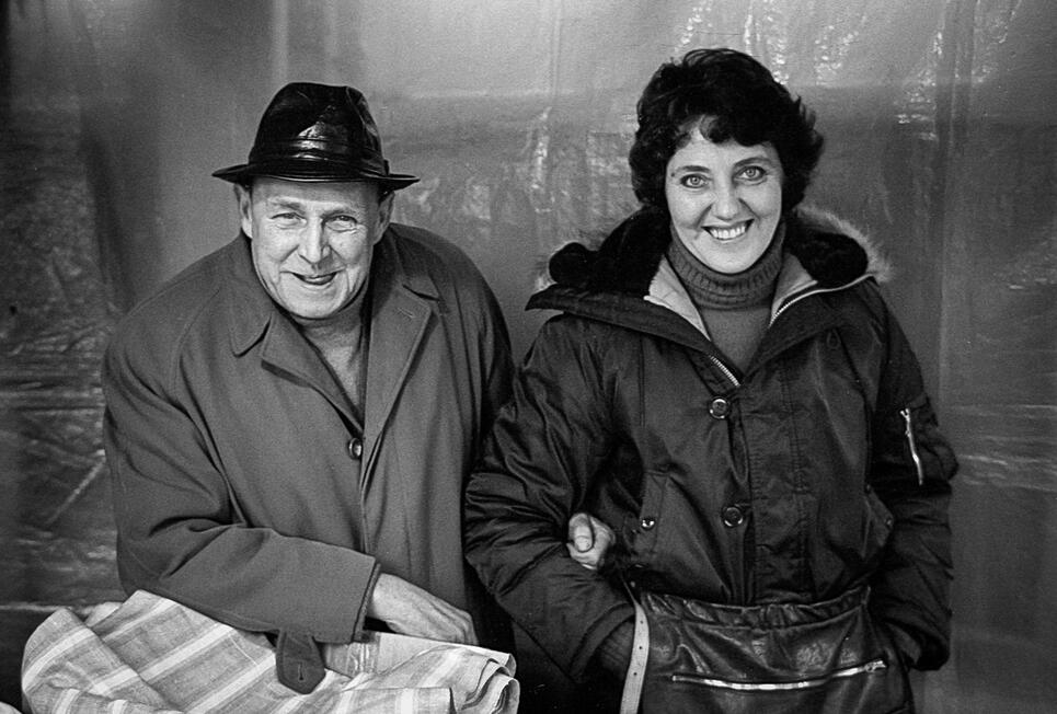 58. Gentleman with Betty, Stockport Collection