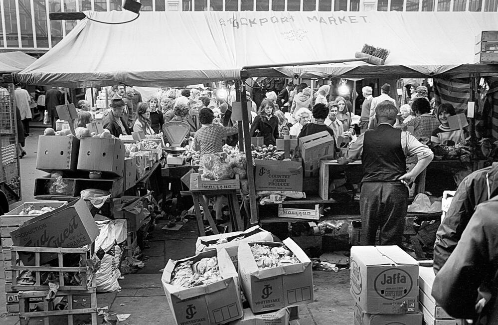 4.Veg Stall with Brush 2, Stockport Collection