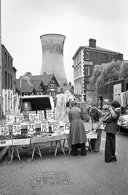 3.Kay Family Sock Stall and Cooling Tower on Portwood, Stockport Collectio